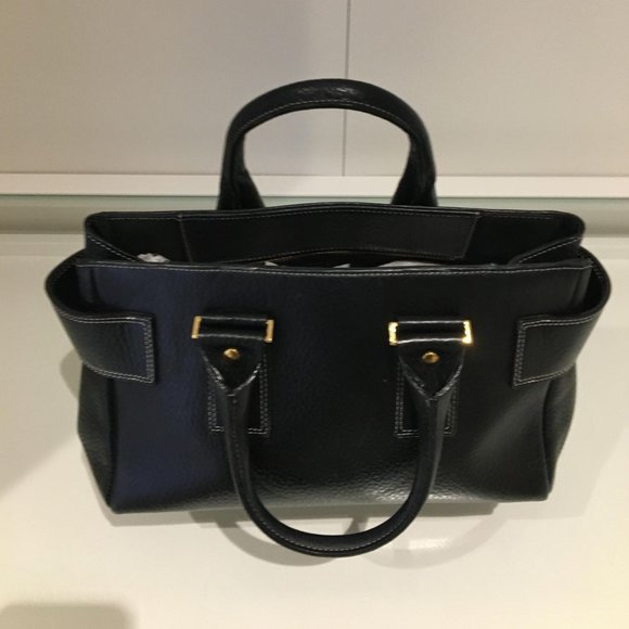 Samantha Thavasa leather bag in navy blue - Picture 3 of 4